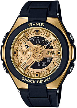 

Японские наручные женские часы Casio MSG-400G-1A2. Коллекция Baby-G