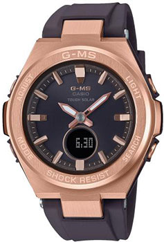 

Японские наручные женские часы Casio MSG-S200G-5AER. Коллекция Baby-G