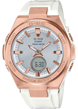 

Японские наручные женские часы Casio MSG-S200G-7AER. Коллекция Baby-G