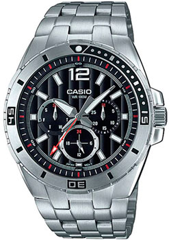 

Японские наручные мужские часы Casio MTD-1060D-1A2. Коллекция Analog