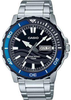 

Японские наручные мужские часы Casio MTD-125D-1A2. Коллекция Analog