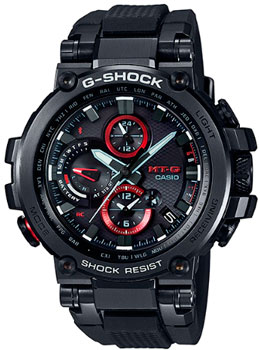 Японские наручные  мужские часы Casio MTG-B1000B-1AER. Коллекция G-Shock - фото 1