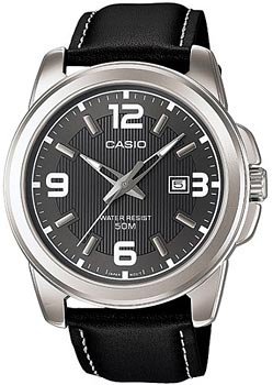 Японские наручные  мужские часы Casio MTP-1314L-8A. Коллекция Analog - фото 1