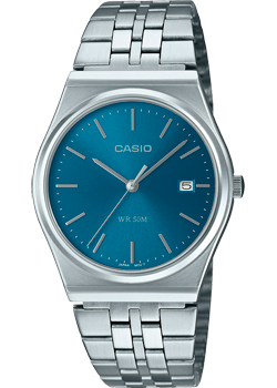 Японские наручные  мужские часы Casio MTP-B145D-2A2. Коллекция Analog - фото 1