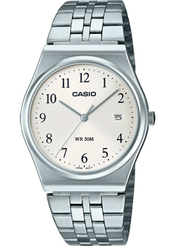 Японские наручные  мужские часы Casio MTP-B145D-7B. Коллекция Analog - фото 1