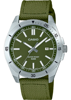 Японские наручные  мужские часы Casio MTP-B155C-3E. Коллекция Analog - фото 1