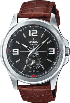 

Японские наручные мужские часы Casio MTP-E112L-1A. Коллекция Analog