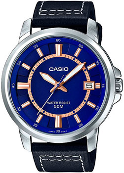 

Японские наручные мужские часы Casio MTP-E130L-2A1. Коллекция Analog