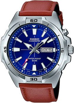 

Японские наручные мужские часы Casio MTP-E203L-2A. Коллекция Analog