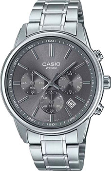 

Японские наручные мужские часы Casio MTP-E515D-8A. Коллекция Analog