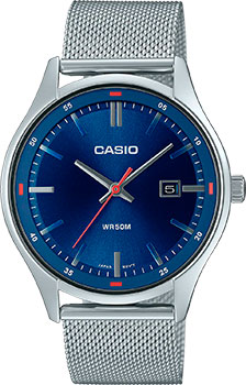 Японские наручные  мужские часы Casio MTP-E710M-2A. Коллекция Analog - фото 1