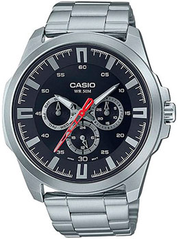 

Японские наручные мужские часы Casio MTP-SW310D-1A. Коллекция Analog