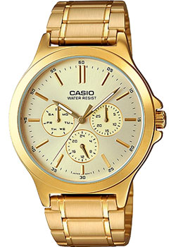 

Японские наручные мужские часы Casio MTP-V300G-9A. Коллекция Analog
