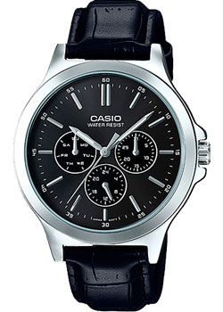 Японские наручные  мужские часы Casio MTP-V300L-1A. Коллекция Analog - фото 1