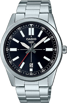 Японские наручные  мужские часы Casio MTP-VD02D-1E. Коллекция Analog - фото 1