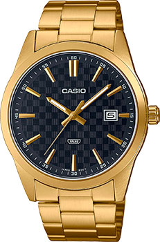 Японские наручные  мужские часы Casio MTP-VD03G-1A. Коллекция Analog - фото 1