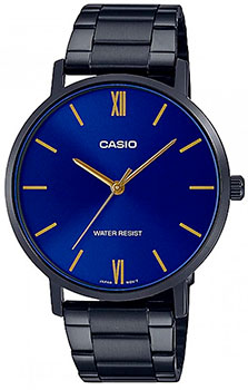 

Японские наручные мужские часы Casio MTP-VT01B-2B. Коллекция Analog