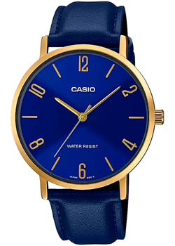 

Японские наручные мужские часы Casio MTP-VT01GL-2B2. Коллекция Analog