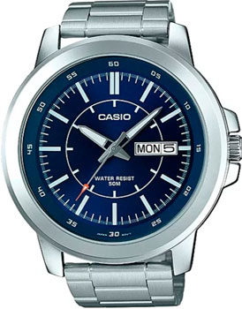 

Японские наручные мужские часы Casio MTP-X100D-2E. Коллекция Analog