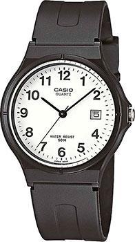 Японские наручные  мужские часы Casio MW-59-7BVEG. Коллекция Analog - фото 1