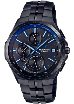 Японские наручные  мужские часы Casio OCW-S5000B-1AJF. Коллекция Oceanus - фото 1