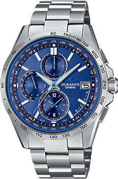 Японские наручные  мужские часы Casio OCW-T2600-2A3JF. Коллекция Oceanus