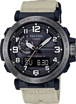 

Японские наручные мужские часы Casio PRW-6600YBE-5E. Коллекция Pro-Trek