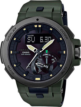 

Японские наручные мужские часы Casio PRW-7000-3E. Коллекция Pro-Trek