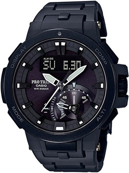 

Японские наручные мужские часы Casio PRW-7000FC-1B. Коллекция Pro-Trek