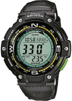 Casio Часы Casio SGW-100B-3A2. Коллекция Pro-Trek