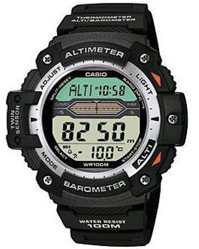 Японские наручные  мужские часы Casio SGW-300H-1A. Коллекция Pro-Trek - фото 1