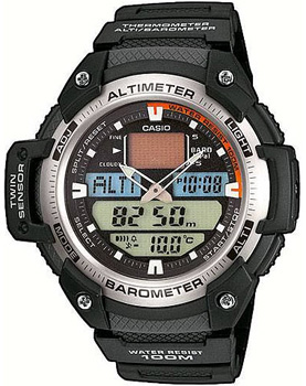 

Японские наручные мужские часы Casio SGW-400H-1B. Коллекция Pro-Trek
