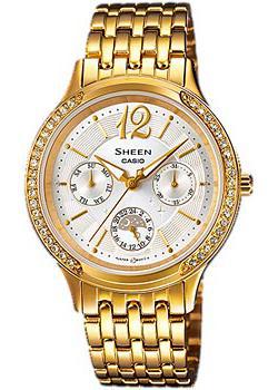

Японские наручные женские часы Casio SHE-3030GD-7A. Коллекция Sheen