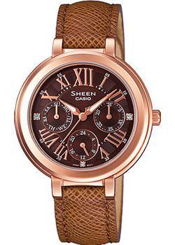 

Японские наручные женские часы Casio SHE-3034GL-5A. Коллекция Sheen
