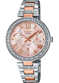 

Японские наручные женские часы Casio SHE-3043BSG-9A. Коллекция Sheen