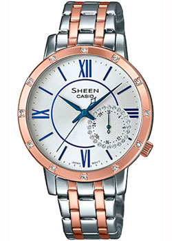 

Японские наручные женские часы Casio SHE-3046SGP-7BUER. Коллекция Sheen