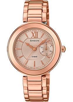 

Японские наручные женские часы Casio SHE-3050PG-7A. Коллекция Sheen