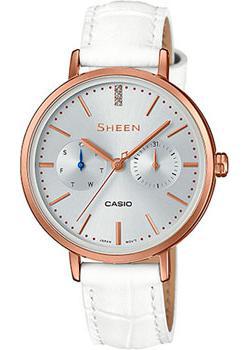 

Японские наручные женские часы Casio SHE-3054PGL-7A. Коллекция Sheen