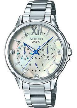 

Японские наручные женские часы Casio SHE-3056D-7A. Коллекция Sheen