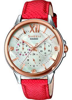 

Японские наручные женские часы Casio SHE-3056GL-7A. Коллекция Sheen