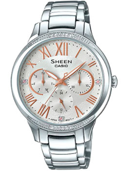 

Японские наручные женские часы Casio SHE-3058D-7A. Коллекция Sheen