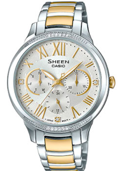 

Японские наручные женские часы Casio SHE-3058SG-7A. Коллекция Sheen