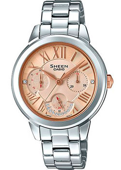 

Японские наручные женские часы Casio SHE-3059D-9A. Коллекция Sheen
