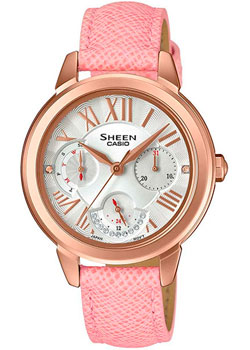 

Японские наручные женские часы Casio SHE-3059PGL-7A. Коллекция Sheen