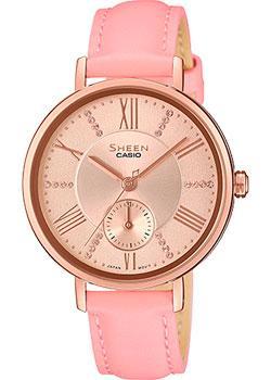 

Японские наручные женские часы Casio SHE-3066PGL-4AUEF. Коллекция Sheen