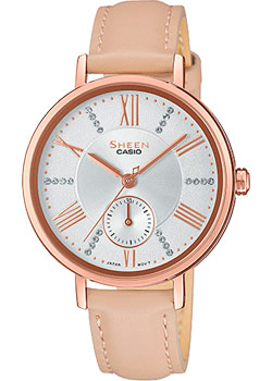 

Японские наручные женские часы Casio SHE-3066PGL-7BUEF. Коллекция Sheen
