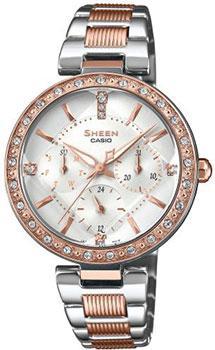 

Японские наручные женские часы Casio SHE-3068SPG-7AUER. Коллекция Sheen
