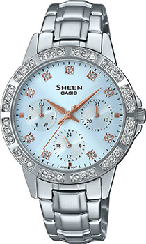 Японские наручные  женские часы Casio SHE-3517D-2AUEF. Коллекция Sheen - фото 1