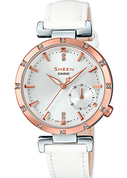 

Японские наручные женские часы Casio SHE-4051PGL-7A. Коллекция Sheen