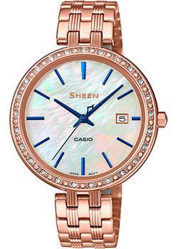 

Японские наручные женские часы Casio SHE-4052PG-2AUEF. Коллекция Sheen